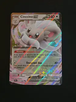 Pokemon TCG Cinccino Ex 073/086 Chaos Rising Double Rare - Image 1