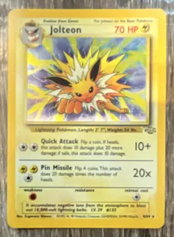 The Pokemon Company Jolteon Jungle Holo Rare Unlimited 4/64 70HP - Image 1