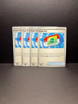 Pokemon TCG Poke Pad - Near Mint - Set of 4 Cards - Image 1