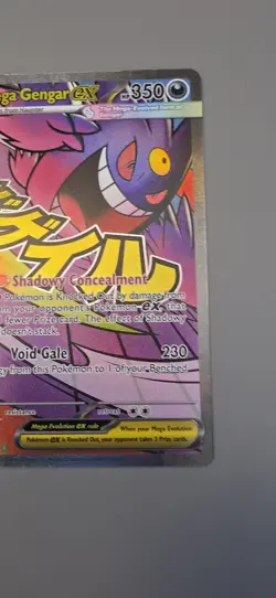 Pokemon Mega Gengar EX 269/217 Ascended Heroes Full Art Holo Ultra Rare - Image 4