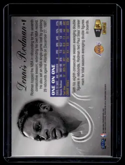 1998-99 Flair Showcase Power Dennis Rodman Los Angeles Lakers #364 - Image 2