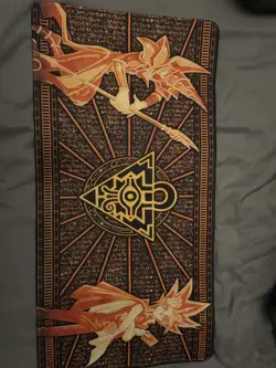 Yu-Gi-Oh Dark Magician & Yugi Playmat – TCG Trading Card Game Mat Rubber - Image 1