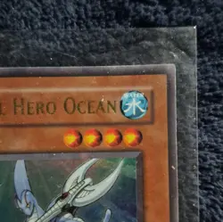 Konami Yu-Gi-Oh! Elemental HERO Ocean JUMP-EN013 LE Holo UR EN - Image 3