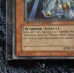 Konami Yu-Gi-Oh! Elemental HERO Ocean JUMP-EN013 LE Holo UR EN - Image 5