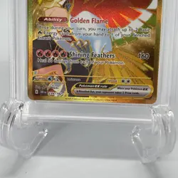 2025 POKEMON DRI EN-DESTINED RIVALS HYPER RARE #239 ETHAN'S HO-OH EX PSA 9 - Image 4