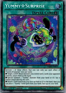 YummySurprise (Starlight Rare) RA05-EN074 Yu-Gi-Oh 1st Edition NM - Image 1