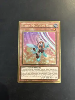 Yu-Gi-Oh! MVP1-ENG14 Berry Magician Girl (1st Edition) Gold Rare, NEAR MINT - Image 1