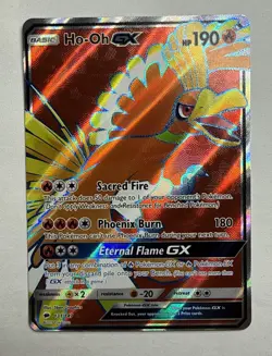 Pokemon TCG Ho-Oh GX 131/147 Burning Shadows Full Art Holo EN - Image 1