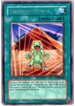 Triangle Power - AST-098 - Rare - 1st Edition PL/MP Yugioh Ancient Santuary - AS - Image 1