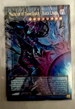 Yu-Gi-Oh! Magician of Dark Chaos - Black Chaos CORI-EN027 Overframe Ultra 1st - Image 1