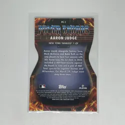 2026 Bowman #PC-1 Aaron Judge Power Chords New York Yankees - Image 2