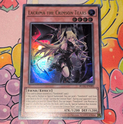 Yu-Gi-Oh! Lacrima the Crimson Tears Ultra Rare BLGG-EN081 - Image 1
