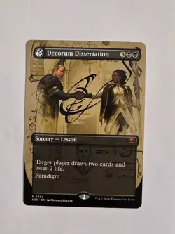 Decorum Dissertation - M0292 Reg (Borderless) Secrets of Strixhaven - MTG - NM - Image 1