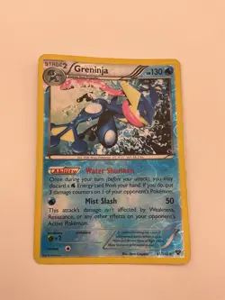 POKEMON GRENINJA 41/146 REVERSE HOLO RARE XY BASE SET MP-LP - Image 1