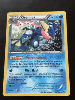 Greninja - 41/146 - Holo Rare - XY Base Set - LP - Pokemon Card - Image 1