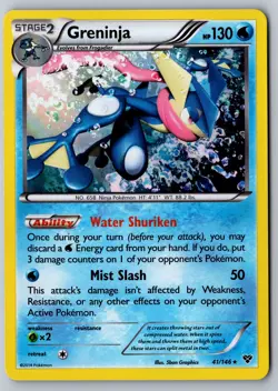 Pokemon: Greninja Holo Holo Rare XY Base Set 41/146 LP+/NM - Image 1