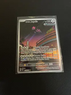 Pokemon Iron Jugulis TCG Holo Card Sv04: Paradox Rift 216/182 - Image 1