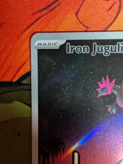 Pokemon Iron Jugulis TCG Holo Card Paradox Rift 216/182 Illustration Rare - Image 4