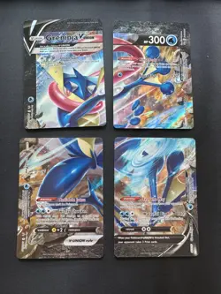 Greninja V-Union SWSH155 - 158 Special Ultra Rare Promo 4 Pokemon Cards NM - Image 1