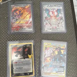Lot of 4 Rare Pokemon Cards All NM Charizard SIR Moltres SIR Umbreon NM - Image 1