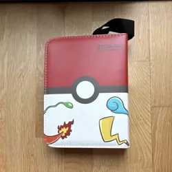 TCGAMES Pokemon TCG Zippered 3-Ring Binder 4-Pocket Double, includes 4 cards - Image 2