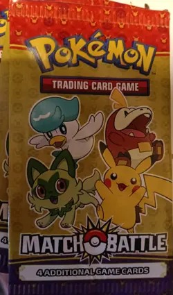 Pokemon Booster Pack 4 cards X 6 McDonalds Promo Match Battle 2023 Battle Pack - Image 2