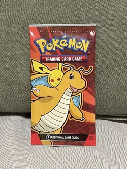 Pokemon McDonalds 2025 Happy Meal Dragon Discovery Booster Pack Sealed 4 Cards - Image 3