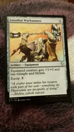 1x MTG Magic The Gathering TCG Loxodon Warhammer Uncommon - Commander. - Image 1