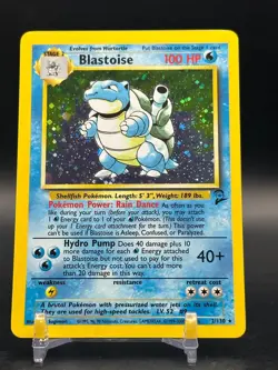 Pokemon Near Mint Base Set 2 Blastoise 2/130 Holo Rare 2000 - Image 1
