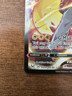 Pikachu VMAX TG17/TG30 Swsh11: Lost Origin Trainer Gallery Holo - Image 5