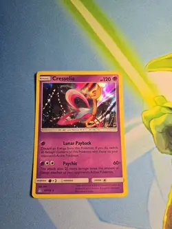 Pokemon TCG Cresselia 59/156 Holo Rare Card Ultra Prism - Image 1