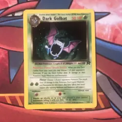 Pokemon TCG Dark Golbat Team Rocket Holo 7/82 - Image 1