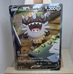 Galarian Perrserker V 184/196 Lost Origin Full Art Holo Ultra Rare Eng - Image 1