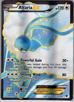 Altaria EX (Full Art) 123/124 XY - Fates Collide - Pokemon Card - NM - Image 1