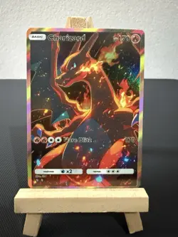 Charizard Pokemon Card DISPLAY ART CARD - Image 1