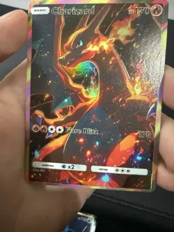Charizard Pokemon Card DISPLAY ART CARD - Image 2
