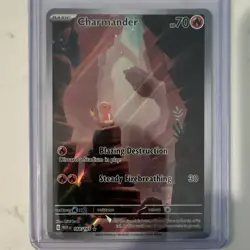 Charmander 168/165 SV 151 Illustration Rare Holo Pokemon TCG - Image 1