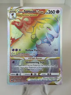 Hisuian Typhlosion VSTAR 193/189 NM/M Rainbow Rare Astral Radiance Pokemon TCG - Image 1