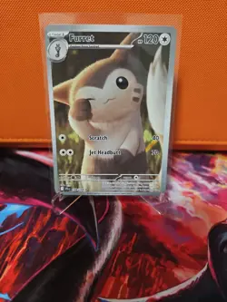 Furret 168/159 Journey Together N/M Illustration Rare Pokemon TCG - Image 1