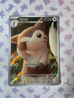 Furret - 168/159 - Journey Together - Pokemon TCG NM Illustration Rare Card - Image 2