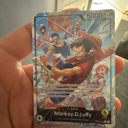 Monkey D Luffy Leader OP15-098 Leader Alt Art NM One Piece TCG English - Image 1