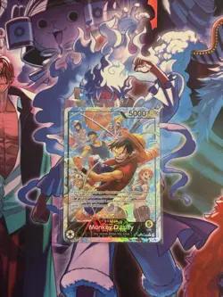 Bandai One Piece Monkey D. Luffy OP15-098 Leader Alt Art Foil English 5000 - Image 1