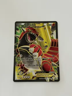 Pokemon TCG Groudon EX (150 Full Art) XY - Primal Clash Ultra Rare 150/160 Holo - Image 1