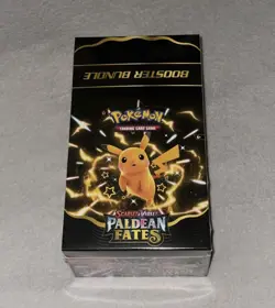 Pokemon TCG Scarlet & Violet Paldean Fates Booster Bundle Display - Acrylic Case - Image 2