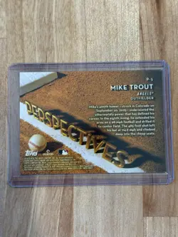 2026 Topps Chrome Perspectives Mike Trout #P-5 Los Angeles Angels - Image 2