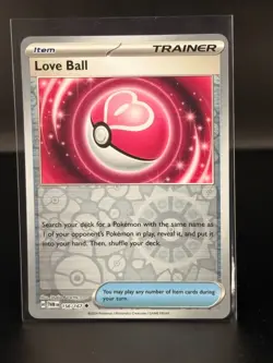 Love Ball 156/167 Reverse Holo TWM Twilight Masquerade Pokemon Card NM - Image 1