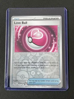 Pokemon TCG Love Ball Reverse Holo Twilight Masquerade 156/167 - Image 1