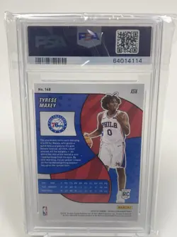 2020 Panini Revolution Tyrese Maxey Asia Red PSA 10 - Image 2