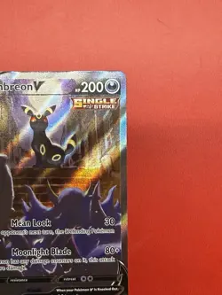 DMG ON BACK GREAT FRONT Umbreon V (Alternate Full Art) Evolving Skies 189/203 - Image 4