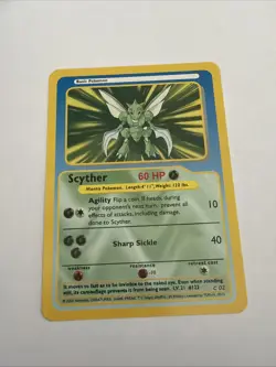 Pokemon Scyther TCG Vintage 2004 Funskool India Edition C02 - Image 1